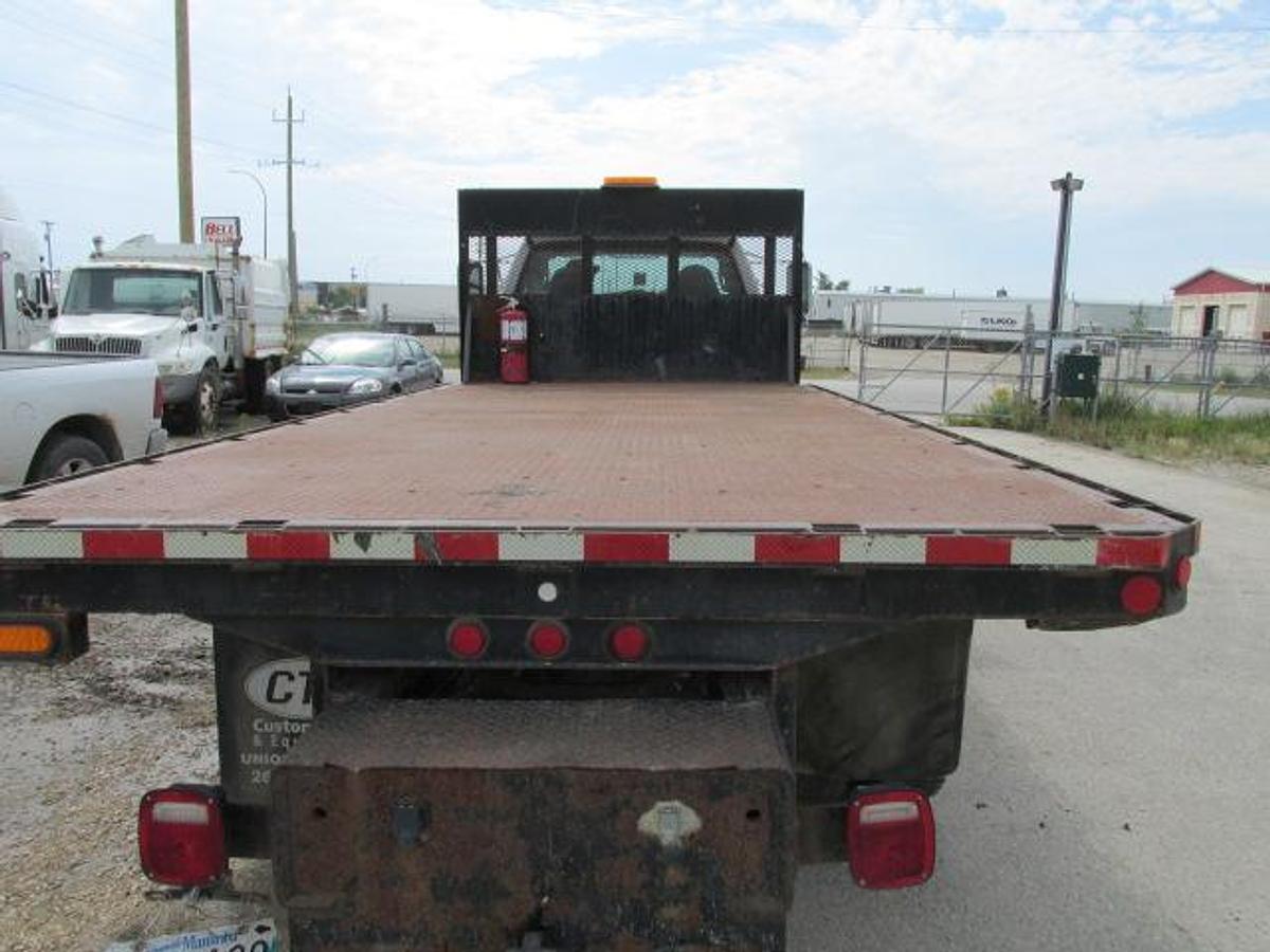Used 2011 Ford F 750 with 18 ft deck 6.7L Cummins
