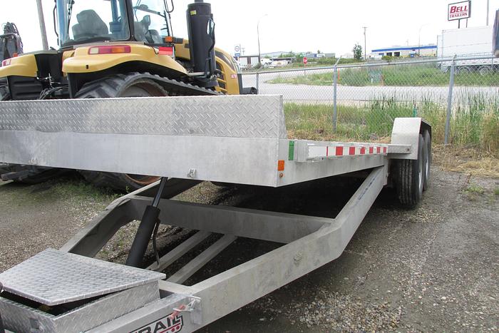 Used 2023 BW Trailers 82" x 22 ft aluminum tilt deck equipment trailer