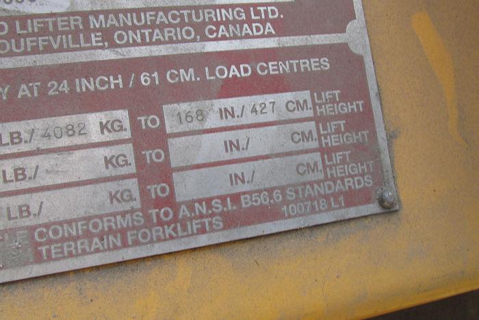 Used 2014 Loadlifter Laborer 10000 4x4 fork lift 9000 lb lift