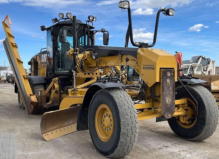 Used 2015 Caterpillar 160M VHP Plus Grader with snow wing very nice