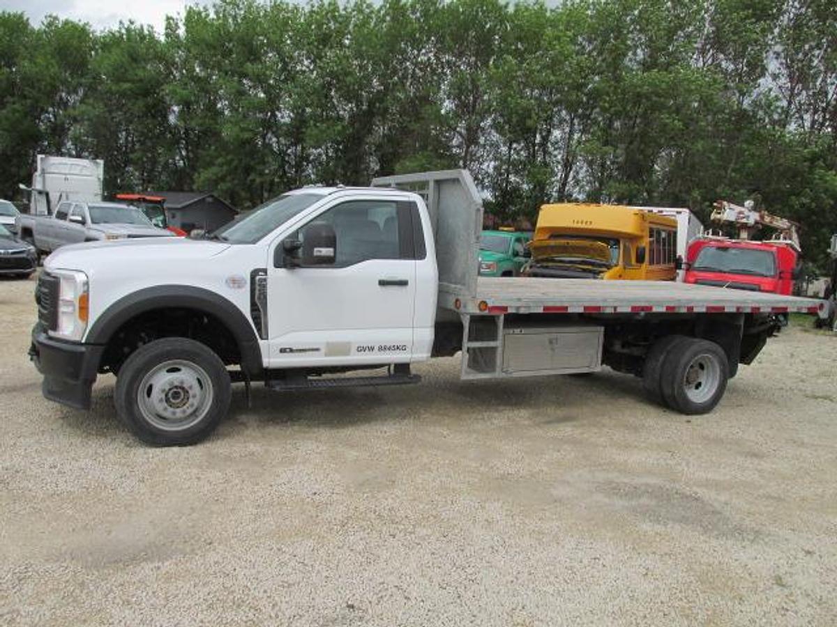 Used 2023 Ford F 550 Reg Cab 4x4 Diesel with 16 ft flat deck