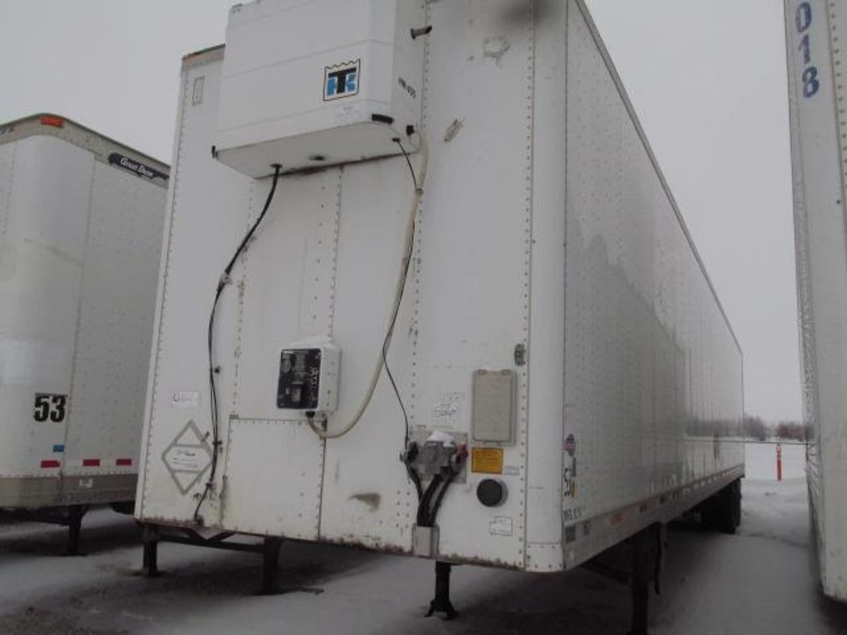 Used 2011 Utility tandem axle heated van trailer