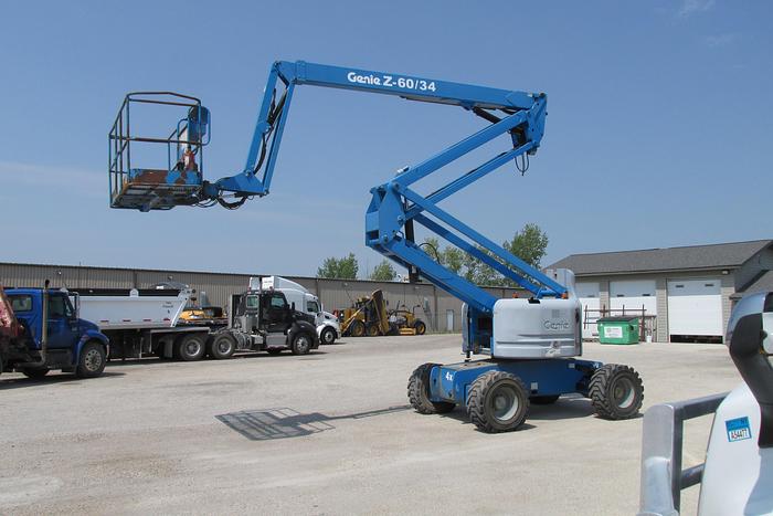 Used 2008 Genie Z 60 /34 man lift 4x4 diesel