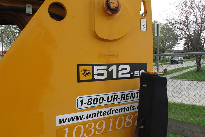 Used 2015 JCB 512-56 telehandler 12,000 lb