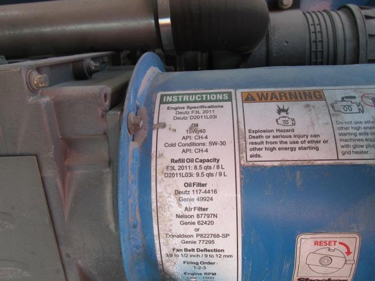 Used 2014 Genie Z 60/34 boom lift
