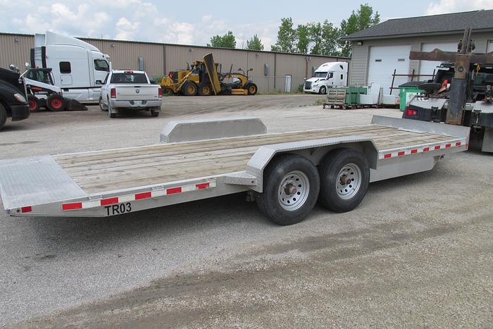 Used 2023 BW Trailers 82" x 22 ft aluminum tilt deck equipment trailer