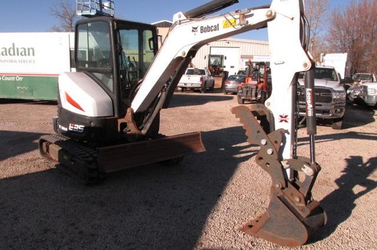 Used 2019 Bobcat E 35 Mini Excavator low hours