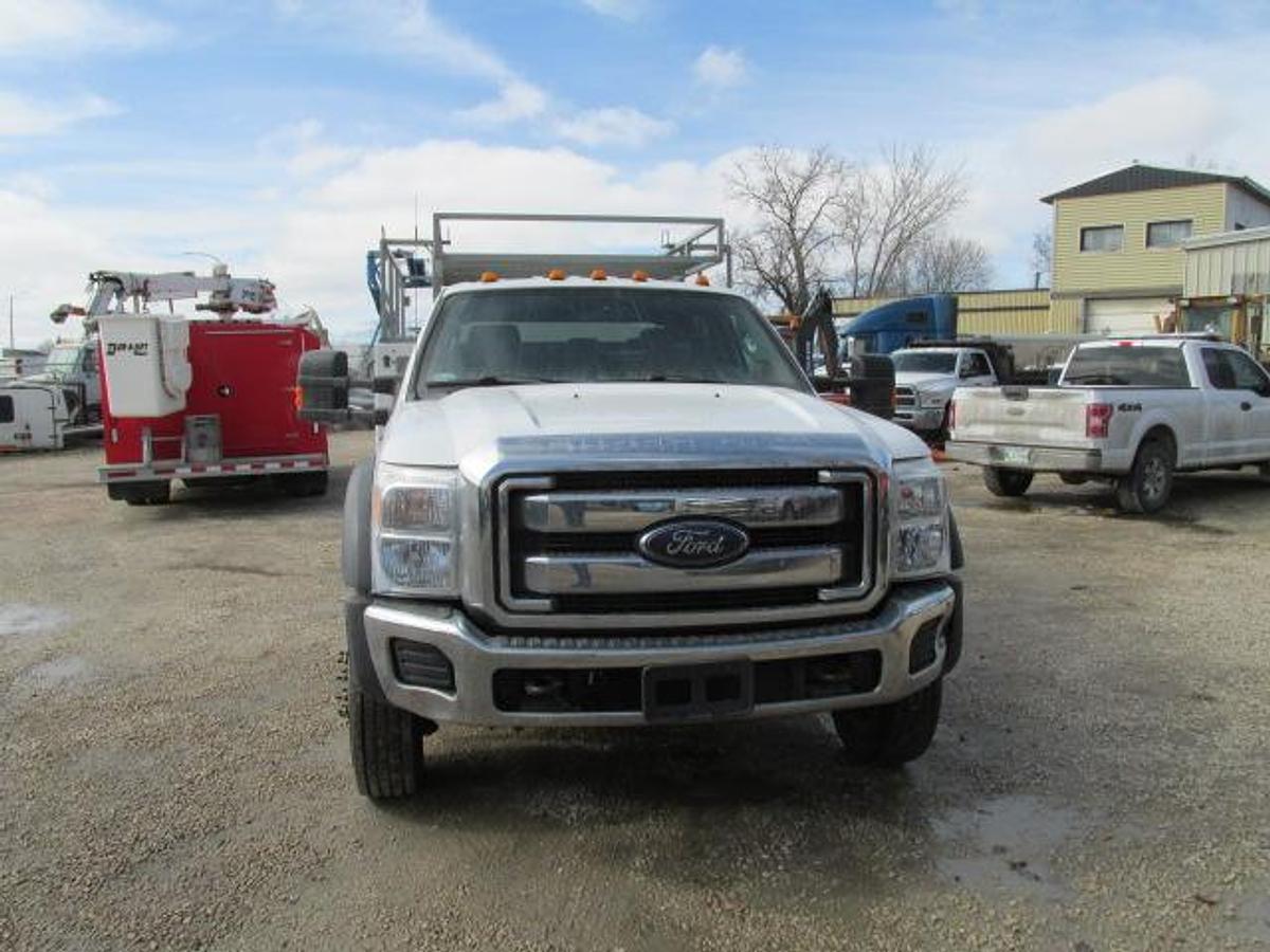 Used 2016 Ford F 550 Crew Cab 4x4 with Brandex service body 