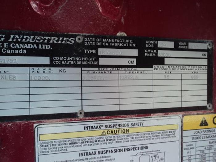 Used 2016 Lode King 48 ft tandem combo trailer