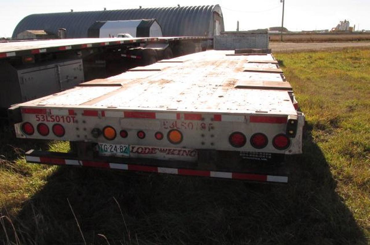 Used 2015 Lode Ling 53 ft Step deck low pro tridem