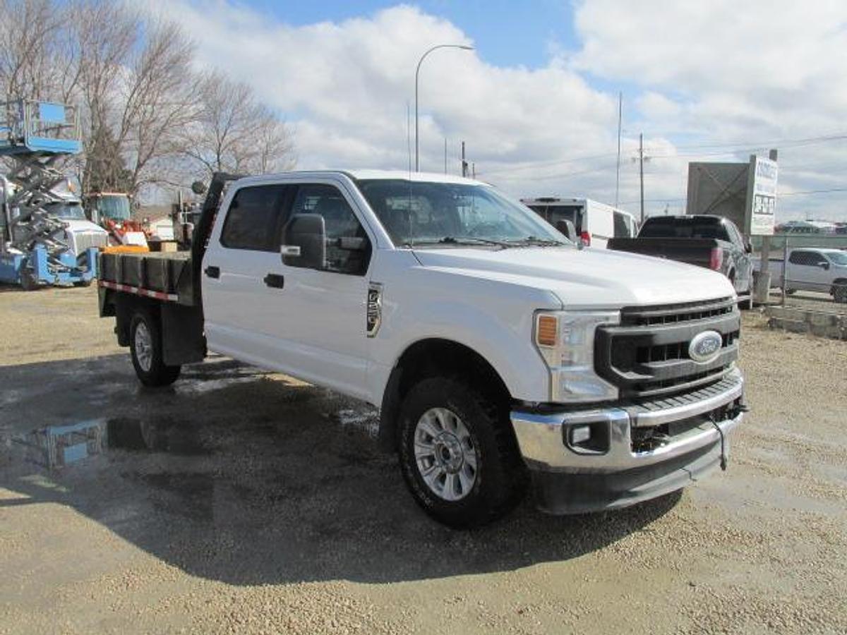 Used 2020 Ford F 250 Crew Cab 4x4 with flat deck