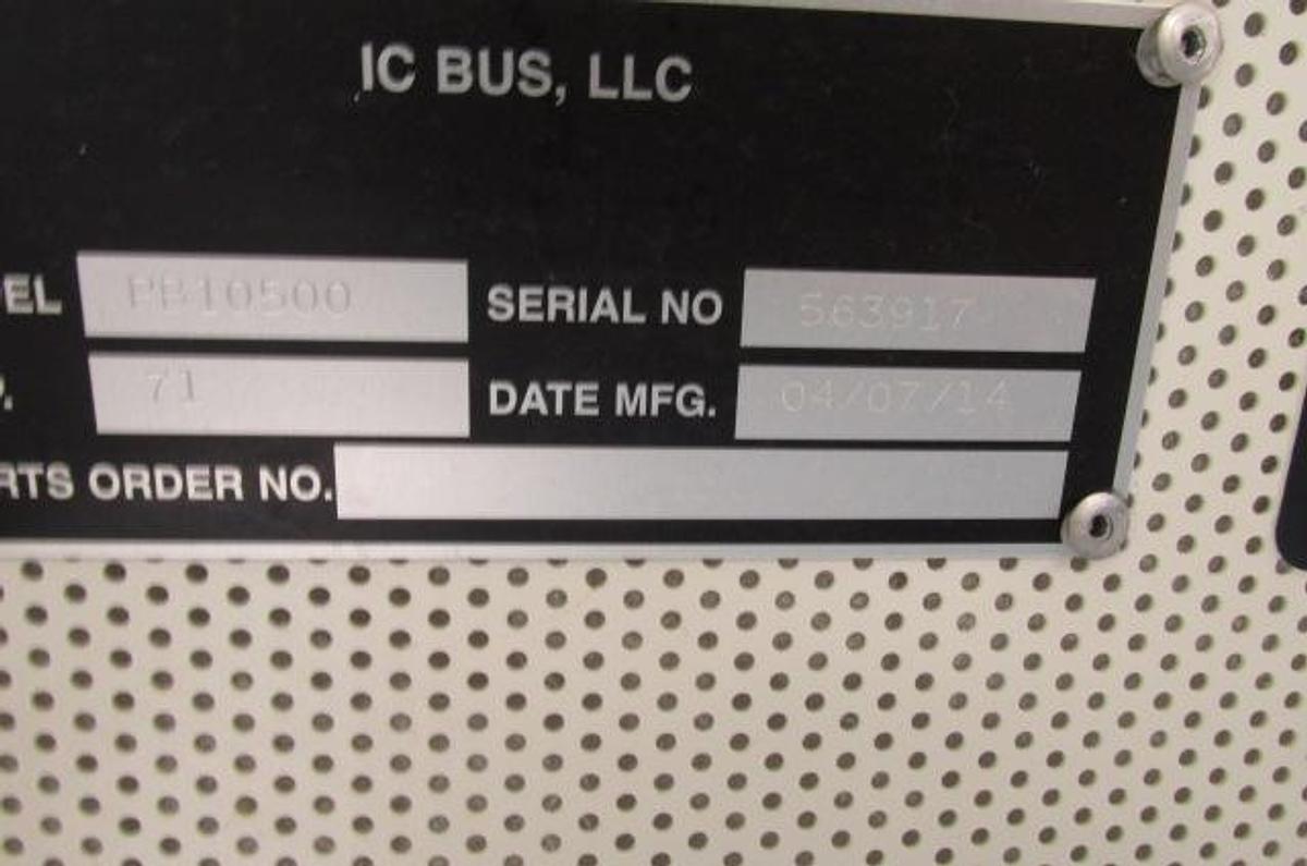Used 2015 IC 71 passenger school bus