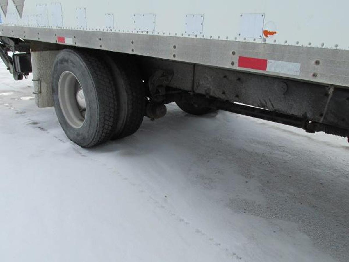 Used 2017 Kenworth T 370 with 24 ft Van body with tailgate