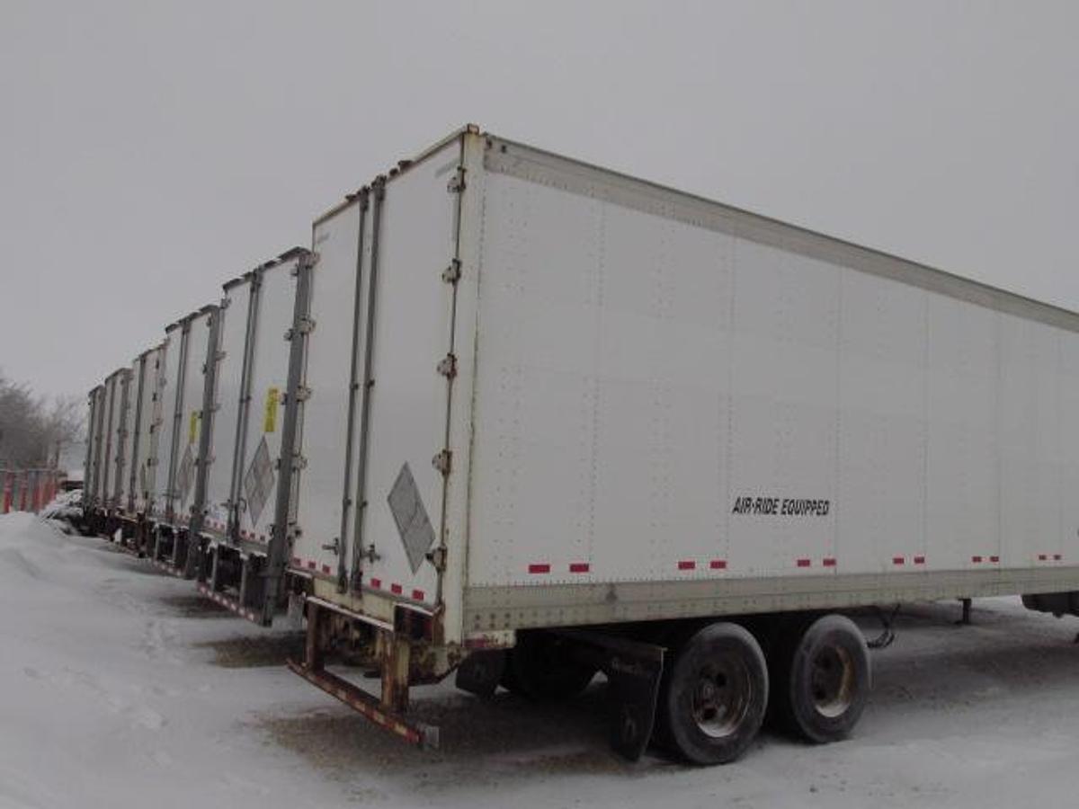 Used 2010 Great Dane 53 ft Heated van trailer