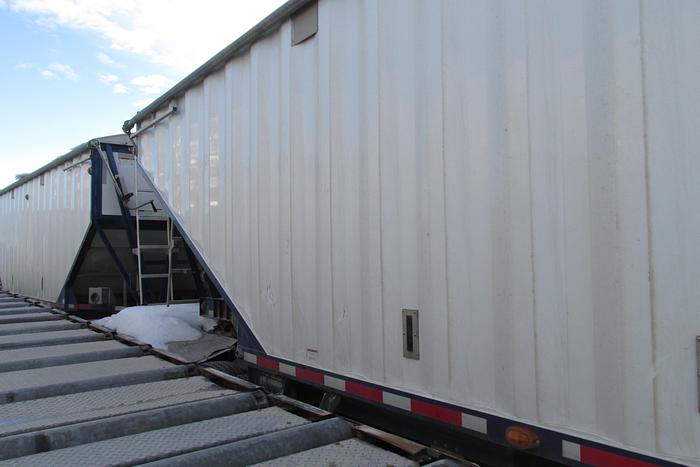 Used 2024 Lode King Super B grain trailer with pup