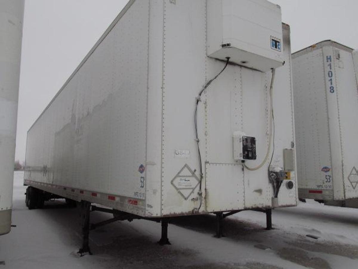 Used 2011 Utility tandem axle heated van trailer