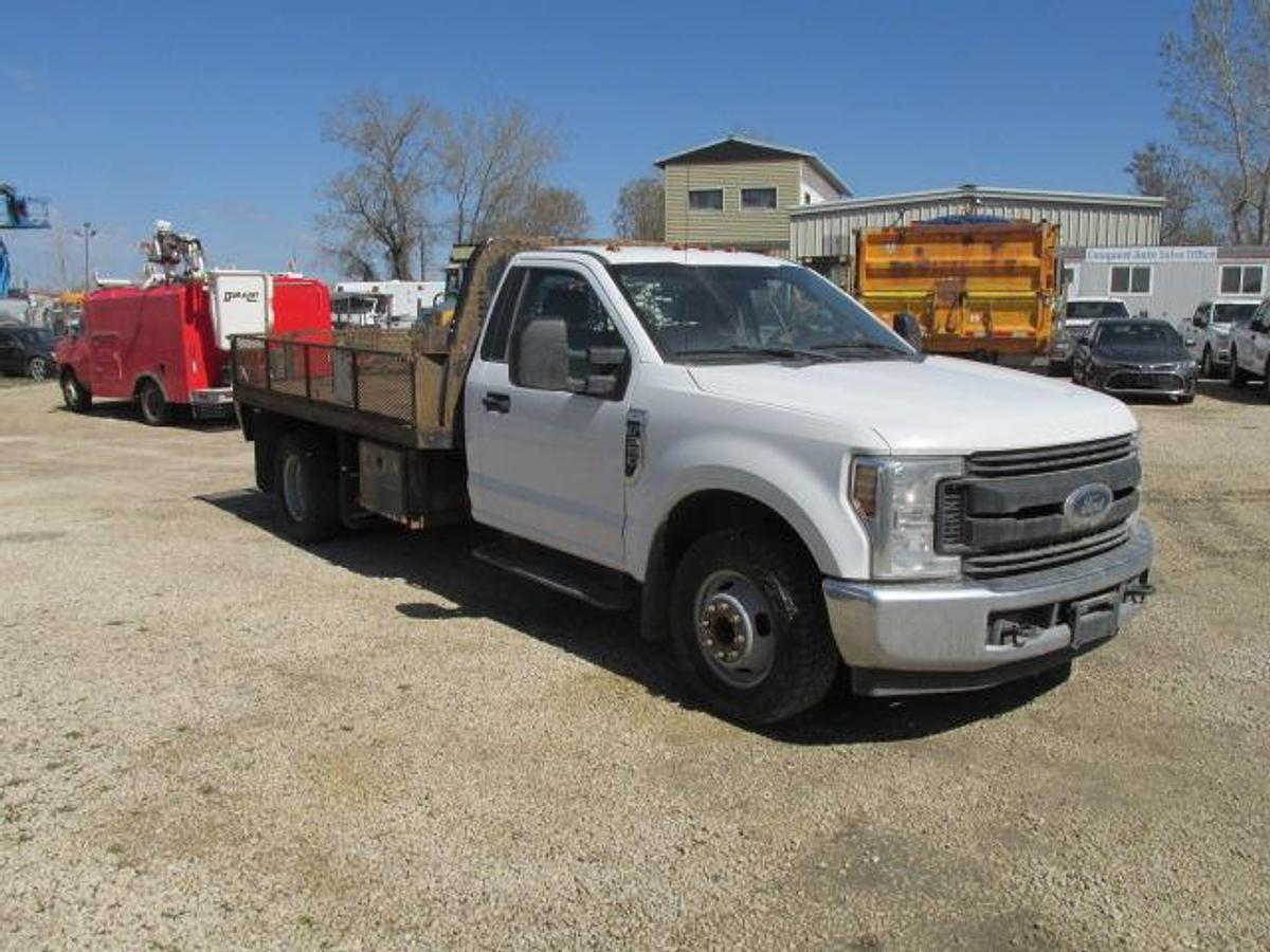 Used 2018 Ford F 350 with 12 ft flat deck