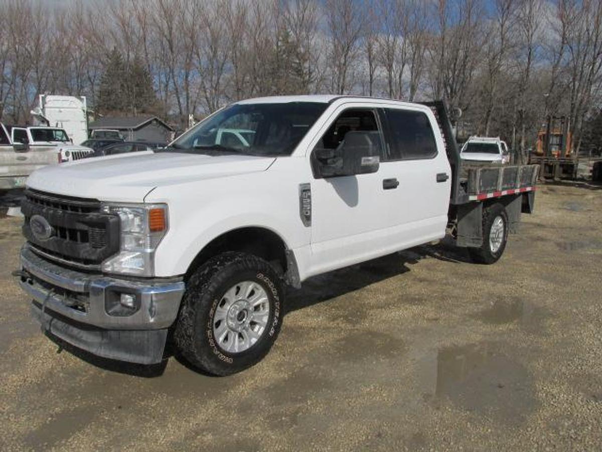 Used 2020 Ford F 250 Crew Cab 4x4 with flat deck