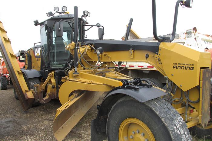 Used 2015 Caterpillar 160M VHP Plus Grader with snow wing very nice