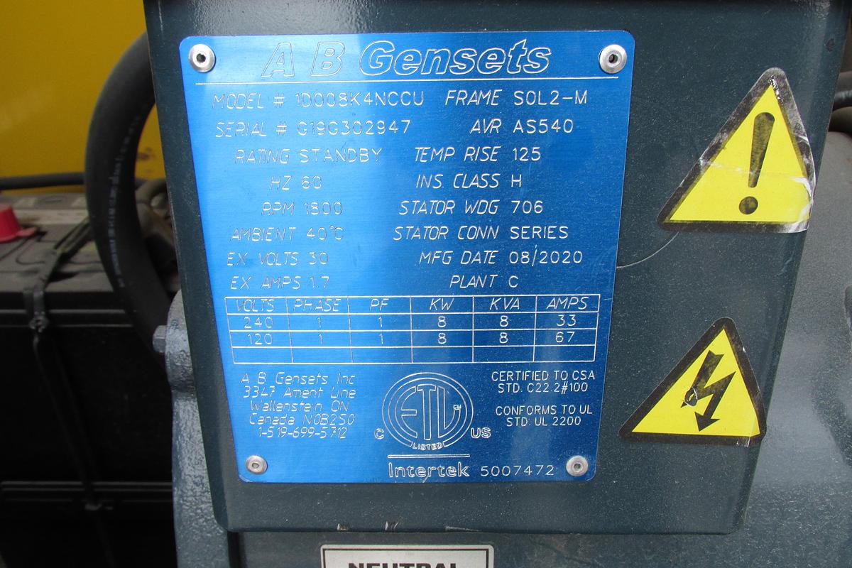 Used 2017 Flagro light tower/ 400,000 BTU heater