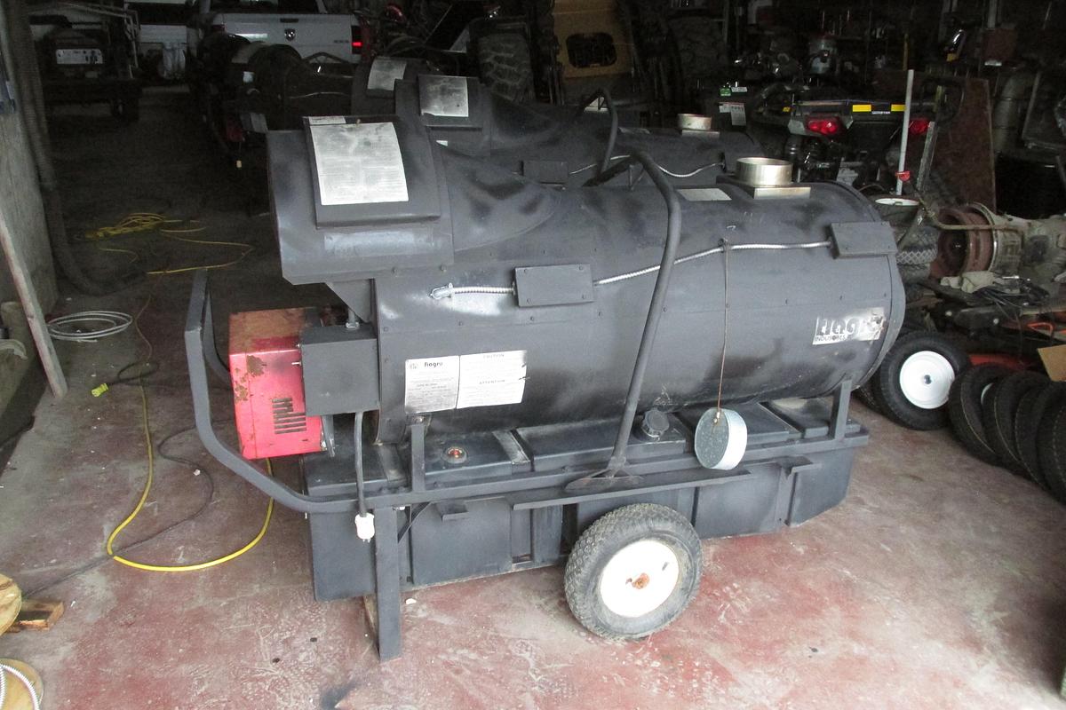 Used Flagro FVO-400 Diesel Fired Indirect 390,000 BTU Unit heater