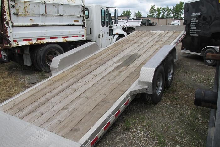 Used 2023 BW Trailers 82" x 22 ft aluminum tilt deck equipment trailer
