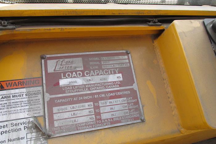 Used 2014 Loadlifter Laborer 10000 4x4 fork lift 9000 lb lift