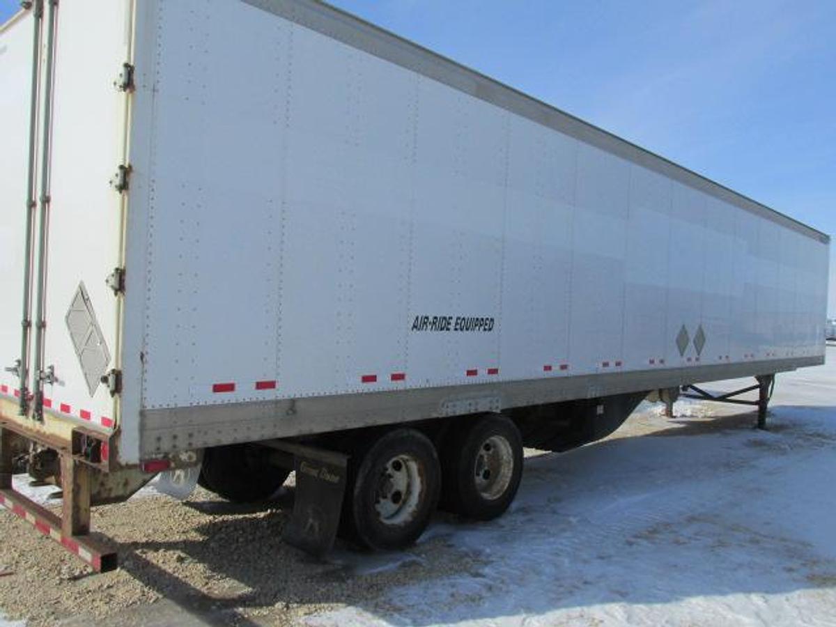 Used 2010 Great Dane 53 ft Heated van trailer