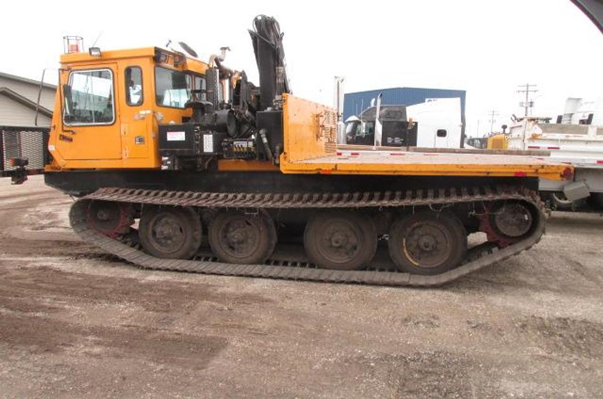 Used 2003 Hico HT10 WT Crawler Carrier with o81 Hiab and 10 ft deck