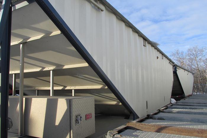 Used 2024 Lode King Super B grain trailer with pup