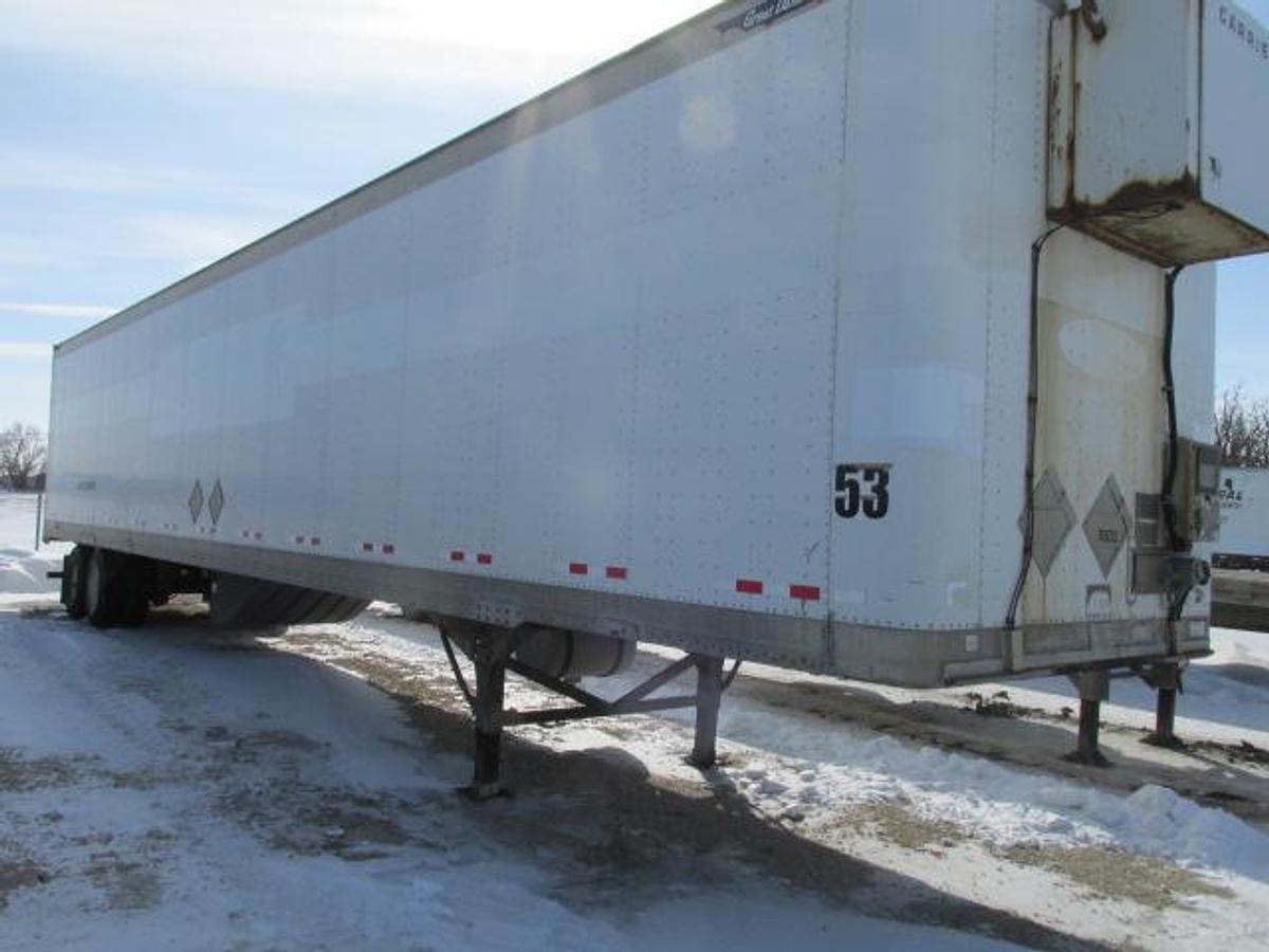 Used 2010 Great Dane 53 ft Heated van trailer