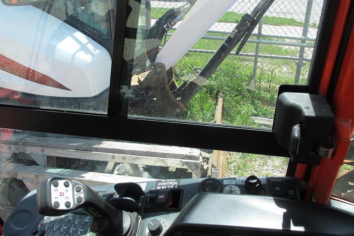 Used 2015 Holder C 992 side walk plow with snow blower attachment