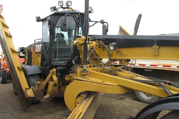 Used 2015 Caterpillar 160M VHP Plus Grader with snow wing very nice