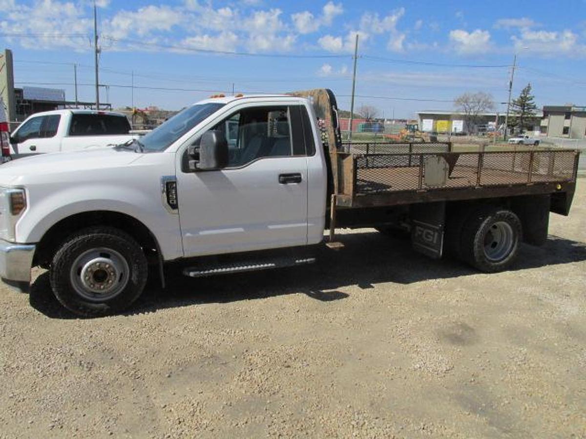 Used 2018 Ford F 350 with 12 ft flat deck