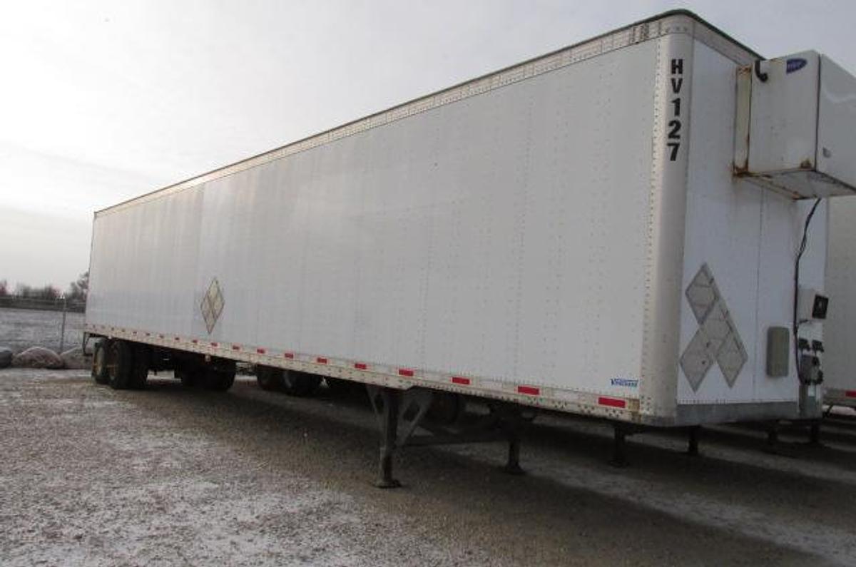 Used 2019 Vanguard Tandem Heated Van trailer