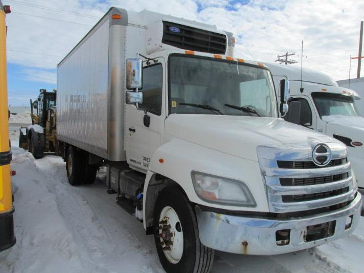 Used 2012 Hino 268 with 20 ft box and tailgate