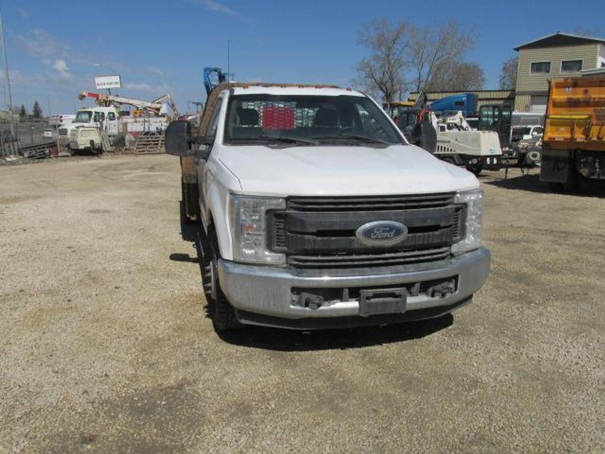 Used 2018 Ford F 350 with 12 ft flat deck