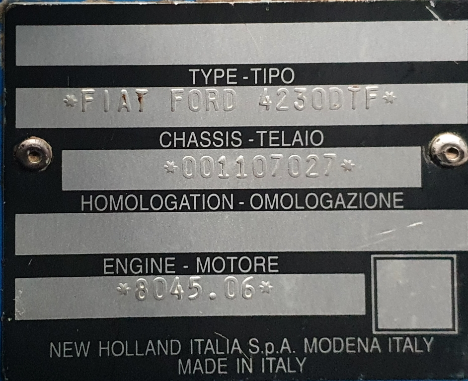 Used New Holland 4230 4wd Orchard Tractor