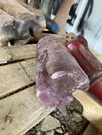 Used 5" O.D. x approx. 8-1/2" L. Cable Tool Drilling Chisel Bit