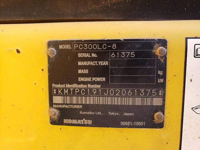 Usado 2010 KOMATSU PC300LC-8