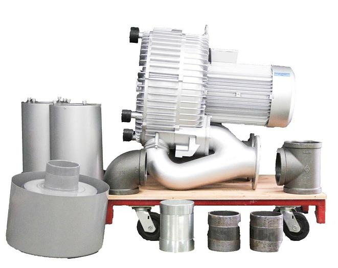 Used Atlantic Blowers AB-2102 ABPK-2102 Regenerative Blower 30 HP 1519 CFM NEW 6949
