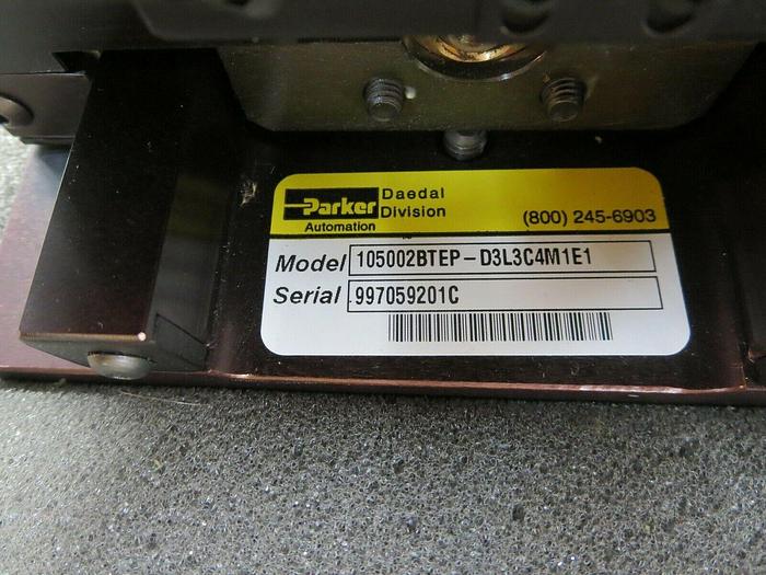 Used Parker (Daedal Division), 105002BTEP-D3L3C4M1E1, Linear Positioner, X-Y-Z Axis