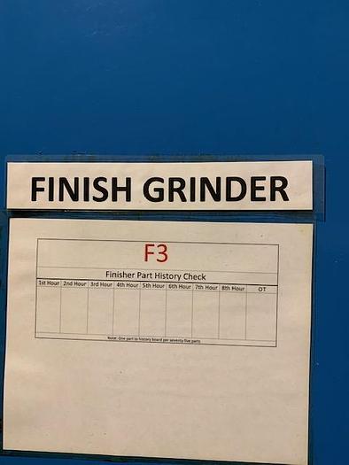 Used CINCINNATI MODEL 220-8 CENTERLESS GRINDER WITH PLC CONTROLS