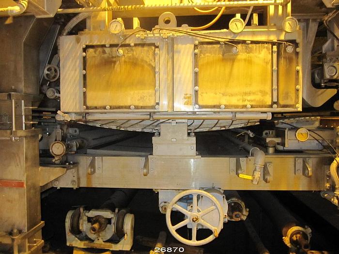 Used Beloit BELBOND Bel-Bond Top Wire Former. New 1997. 159" Wire Width, 162" Roll Face, 178" Bearing Centerline. #26870