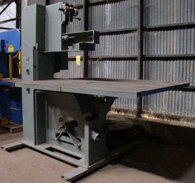Used 42" Tannewitz Model R1NE Vertical Band Saw with Oversized Table; S/N 72140
