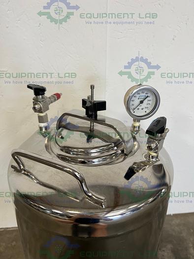 Used Alloy Products  30 Liter Stainless Steel Pressure Vessel 115PSI