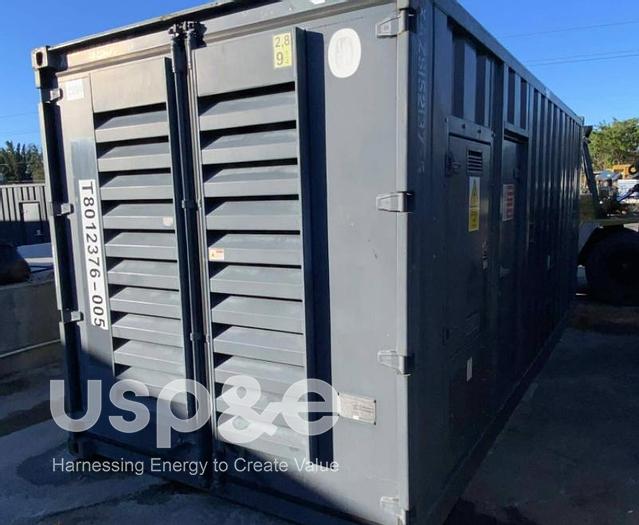 Used 3.9 MW 2010 Used Cummins QSK60-G5 Natural Gas Generator Sets