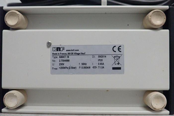 Used KNF Type N86KT.18 Vacuum Pump Compressor