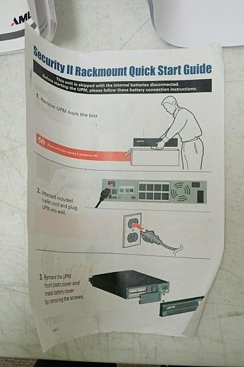 Used Ametek Powervar Security II Rackmount UPM
