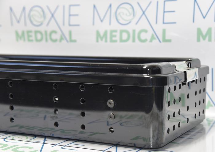 Used Anspach Black Max Drill Instrument Sterilization Case with Accessories Tray